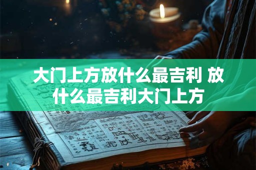 大门上方放什么最吉利 放什么最吉利大门上方 大门上方放什么最吉利 放什么最吉利大门上方