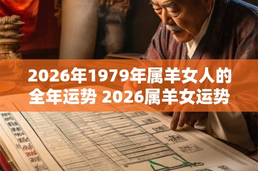 2026年1979年属羊女人的全年运势 2026属羊女运势如何 2026年1979年属羊女人的全年运势 2026属羊女运势如何