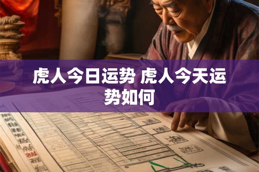 虎人今日运势 虎人今天运势如何 虎人今日运势 虎人今天运势如何