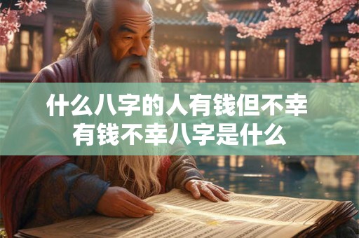 什么八字的人有钱但不幸 有钱不幸八字是什么 什么八字的人有钱但不幸 有钱不幸八字是什么