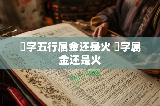 瑄字五行属金还是火 瑄字属金还是火