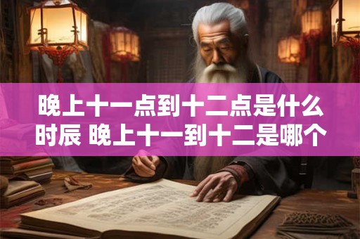 晚上十一点到十二点是什么时辰 晚上十一到十二是哪个时段