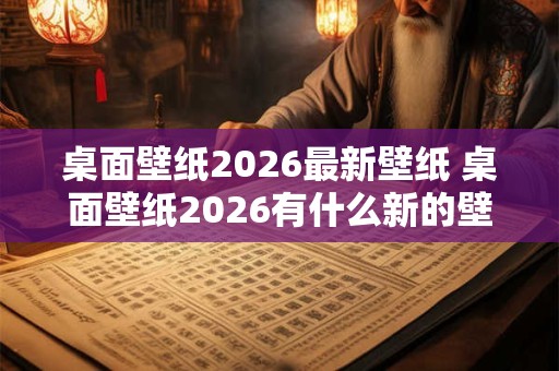桌面壁纸2026最新壁纸 桌面壁纸2026有什么新的壁纸可供使用