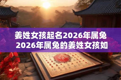 姜姓女孩起名2026年属兔 2026年属兔的姜姓女孩如何起名