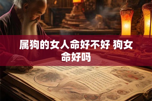 属狗的女人命好不好 狗女命好吗 属狗的女人命好不好 狗女命好吗