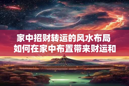 家中招财转运的风水布局 如何在家中布置带来财运和好运