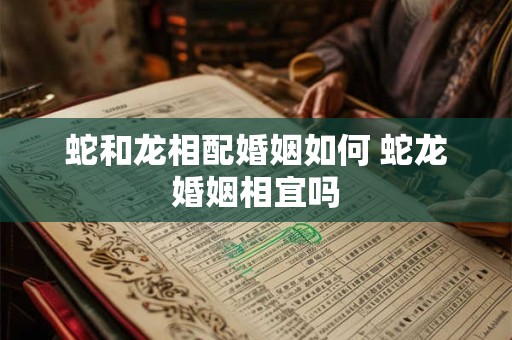 蛇和龙相配婚姻如何 蛇龙婚姻相宜吗 蛇和龙相配婚姻如何 蛇龙婚姻相宜吗