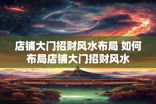 店铺大门招财风水布局 如何布局店铺大门招财风水 店铺大门招财风水布局 如何布局店铺大门招财风水