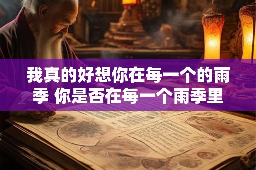 我真的好想你在每一个的雨季 你是否在每一个雨季里想念着我 我真的好想你在每一个的雨季 你是否在每一个雨季里想念着我