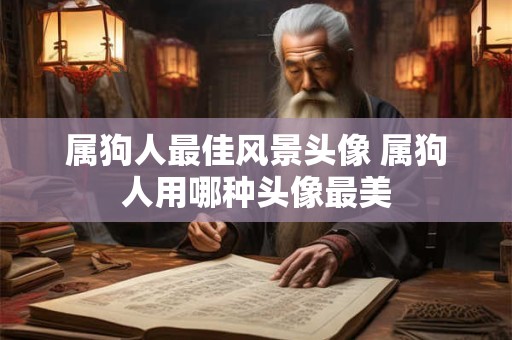 属狗人最佳风景头像 属狗人用哪种头像最美