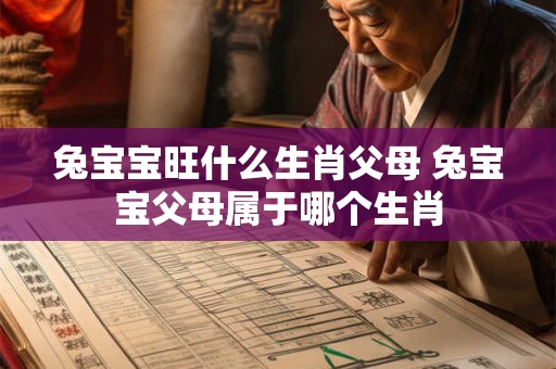 兔宝宝旺什么生肖父母 兔宝宝父母属于哪个生肖