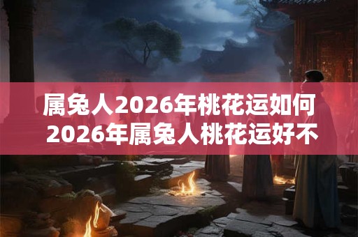 属兔人2026年桃花运如何 2026年属兔人桃花运好不好