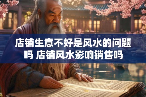 店铺生意不好是风水的问题吗 店铺风水影响销售吗 店铺生意不好是风水的问题吗 店铺风水影响销售吗