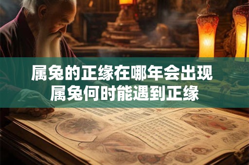 属兔的正缘在哪年会出现 属兔何时能遇到正缘 属兔的正缘在哪年会出现 属兔何时能遇到正缘