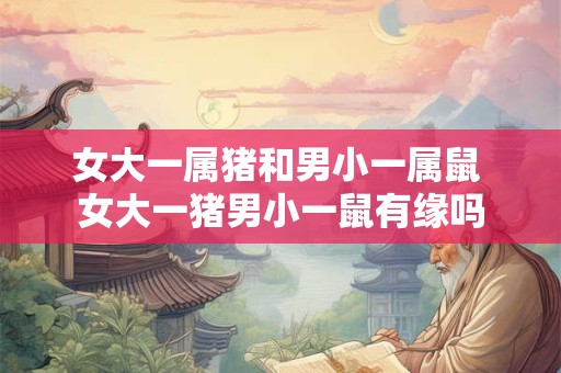女大一属猪和男小一属鼠 女大一猪男小一鼠有缘吗