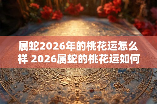 属蛇2026年的桃花运怎么样 2026属蛇的桃花运如何 属蛇2026年的桃花运怎么样 2026属蛇的桃花运如何