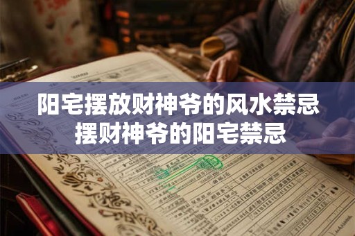 阳宅摆放财神爷的风水禁忌 摆财神爷的阳宅禁忌