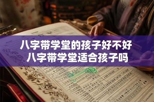 八字带学堂的孩子好不好 八字带学堂适合孩子吗