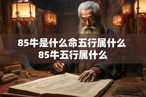 85牛是什么命五行属什么 85牛五行属什么