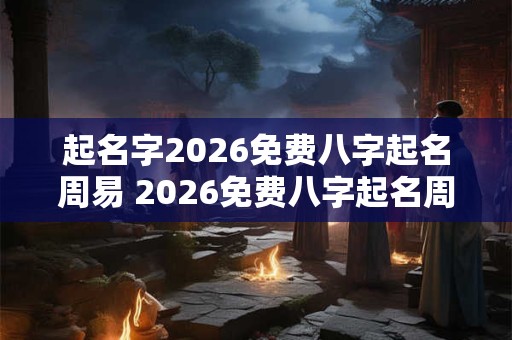 起名字2026免费八字起名周易 2026免费八字起名周易怎么样 起名字2026免费八字起名周易 2026免费八字起名周易怎么样