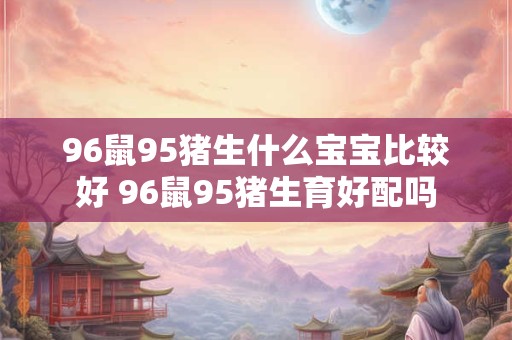 96鼠95猪生什么宝宝比较好 96鼠95猪生育好配吗