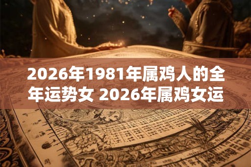 2026年1981年属鸡人的全年运势女 2026年属鸡女运程如何