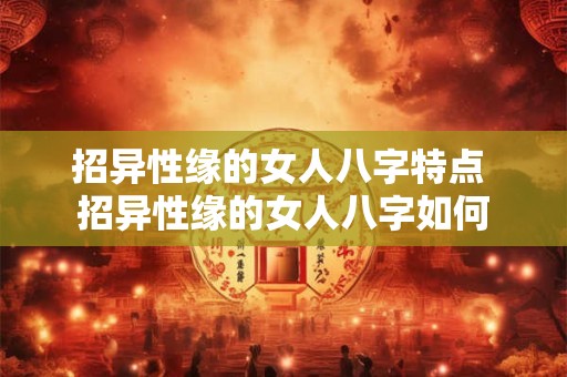 招异性缘的女人八字特点 招异性缘的女人八字如何