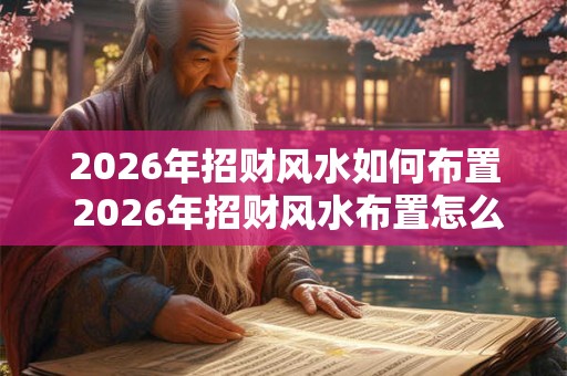 2026年招财风水如何布置 2026年招财风水布置怎么做