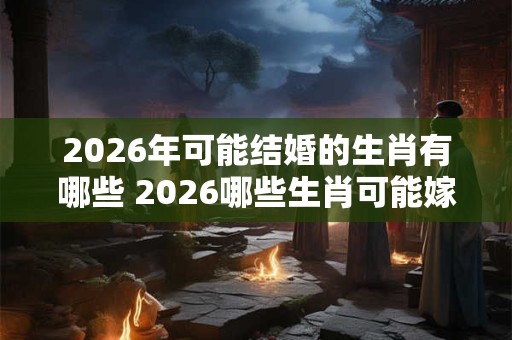 2026年可能结婚的生肖有哪些 2026哪些生肖可能嫁娶 2026年可能结婚的生肖有哪些 2026哪些生肖可能嫁娶