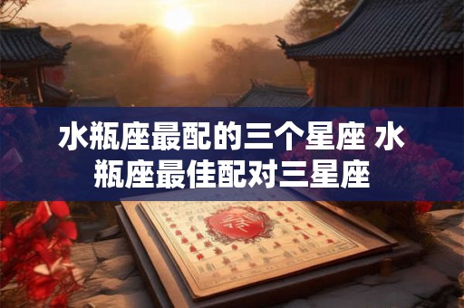 水瓶座最配的三个星座 水瓶座最佳配对三星座