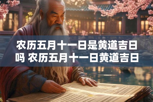 农历五月十一日是黄道吉日吗 农历五月十一日黄道吉日吗