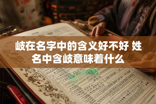 岐在名字中的含义好不好 姓名中含岐意味着什么 岐在名字中的含义好不好 姓名中含岐意味着什么