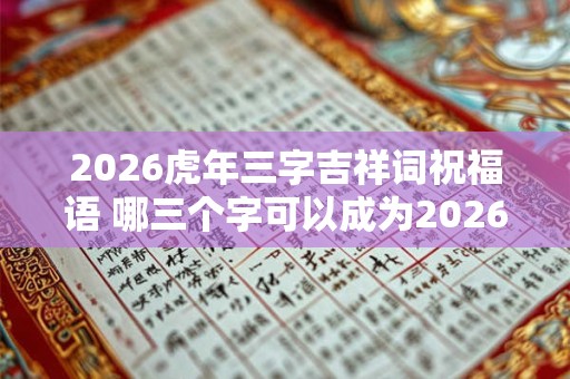 2026虎年三字吉祥词祝福语 哪三个字可以成为2026虎年的吉祥词