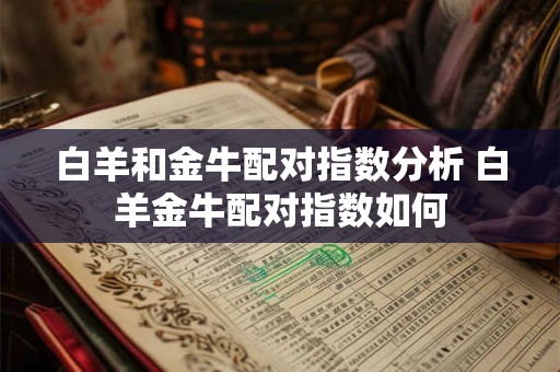 白羊和金牛配对指数分析 白羊金牛配对指数如何