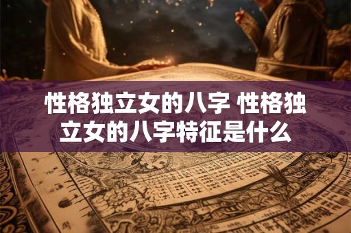性格独立女的八字 性格独立女的八字特征是什么 性格独立女的八字 性格独立女的八字特征是什么