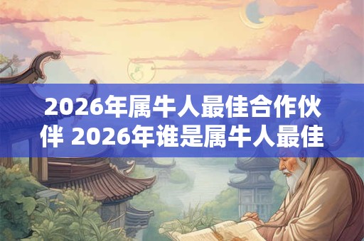2026年属牛人最佳合作伙伴 2026年谁是属牛人最佳合作伙伴