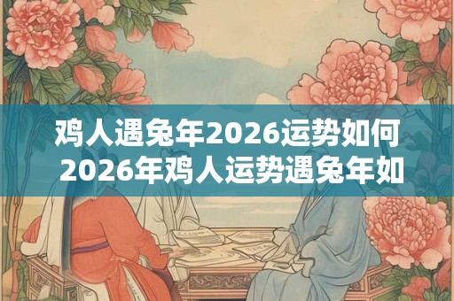 鸡人遇兔年2026运势如何 2026年鸡人运势遇兔年如何