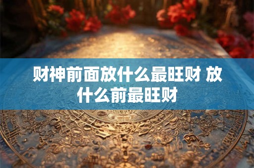 财神前面放什么最旺财 放什么前最旺财