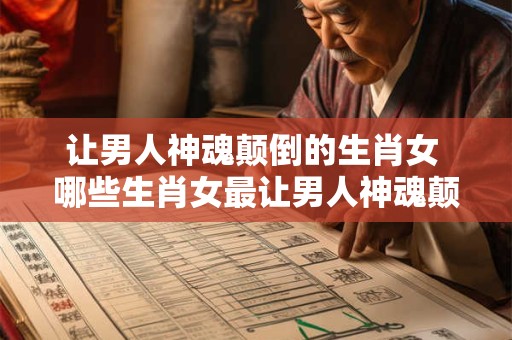 让男人神魂颠倒的生肖女 哪些生肖女最让男人神魂颠倒 让男人神魂颠倒的生肖女 哪些生肖女最让男人神魂颠倒