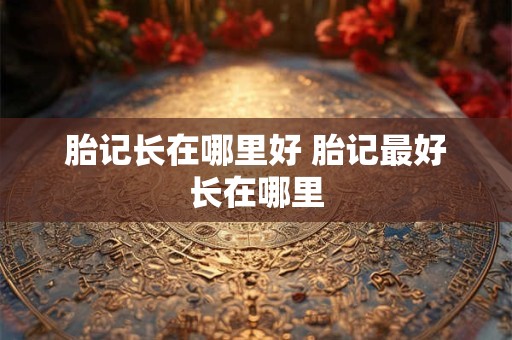 胎记长在哪里好 胎记最好长在哪里