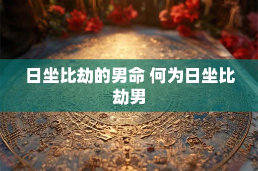 日坐比劫的男命 何为日坐比劫男 日坐比劫的男命 何为日坐比劫男