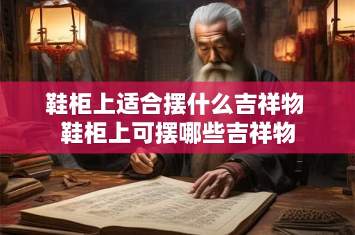 鞋柜上适合摆什么吉祥物 鞋柜上可摆哪些吉祥物