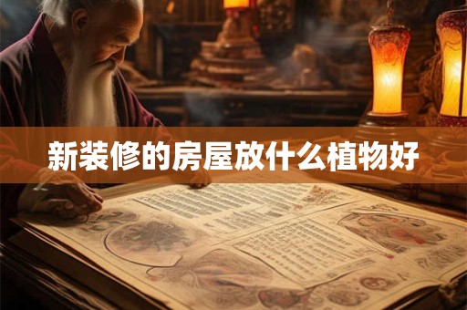 新装修的房屋放什么植物好 新装修的房屋放什么植物好