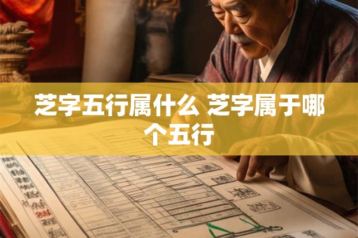 芝字五行属什么 芝字属于哪个五行 芝字五行属什么 芝字属于哪个五行