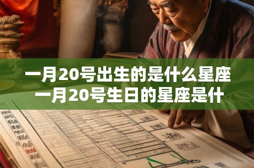 一月20号出生的是什么星座 一月20号生日的星座是什么 一月20号出生的是什么星座 一月20号生日的星座是什么