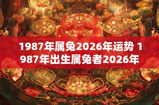 1987年属兔2026年运势 1987年出生属兔者2026年运势如何 1987年属兔2026年运势 1987年出生属兔者2026年运势如何