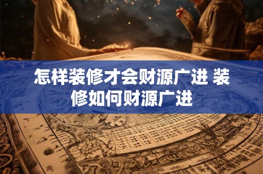 怎样装修才会财源广进 装修如何财源广进