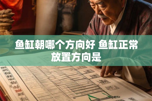 鱼缸朝哪个方向好 鱼缸正常放置方向是 鱼缸朝哪个方向好 鱼缸正常放置方向是
