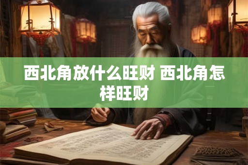 西北角放什么旺财 西北角怎样旺财 西北角放什么旺财 西北角怎样旺财
