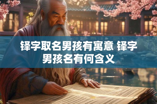 铎字取名男孩有寓意 铎字男孩名有何含义 铎字取名男孩有寓意 铎字男孩名有何含义